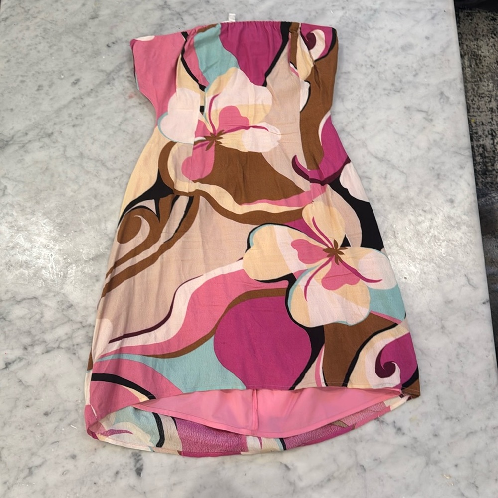 Open Back Floral Dress